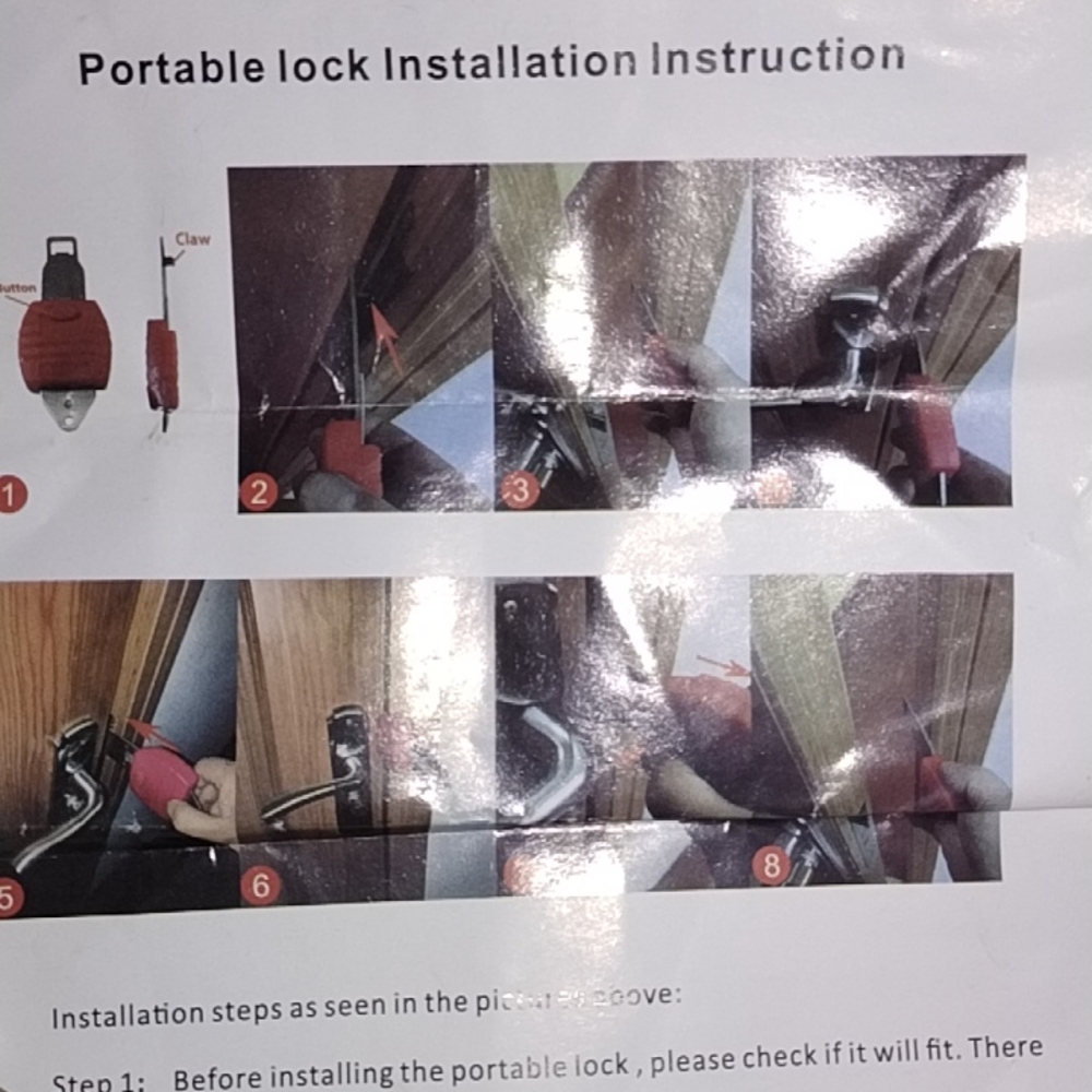 Portable Lock - Picture 2 of 2
